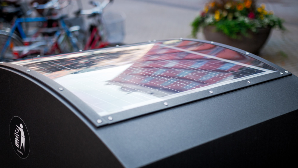 CitySolar Smart Bin - Solar Panels